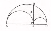 Figure de la question Q35 montrant les demi-cercles construits sur les segments AB, BC et AC